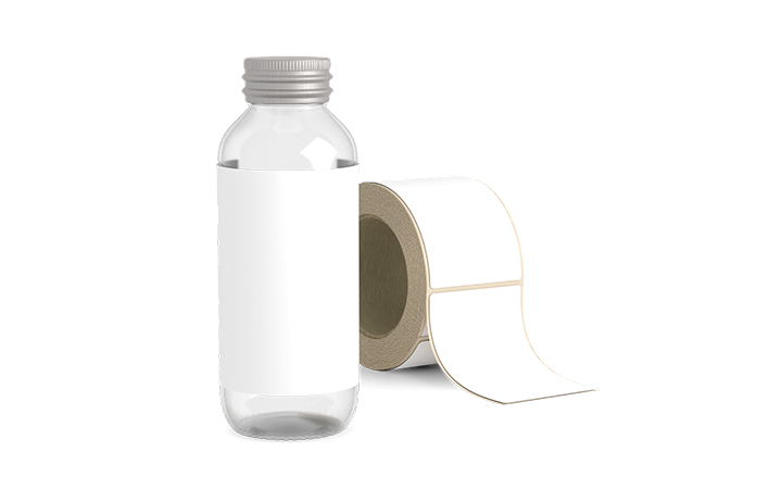 Unbedruckte Etiketten